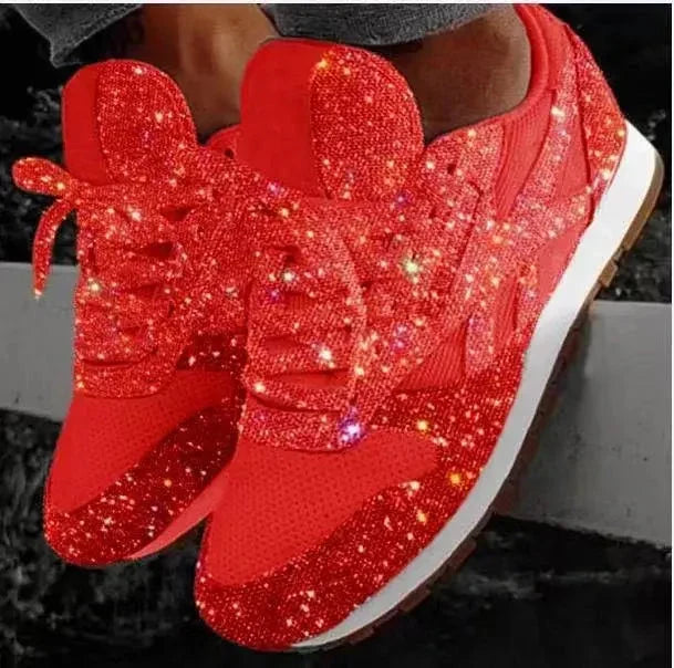 Cassie | Glitter Sneakers for Stylish Casual Wear