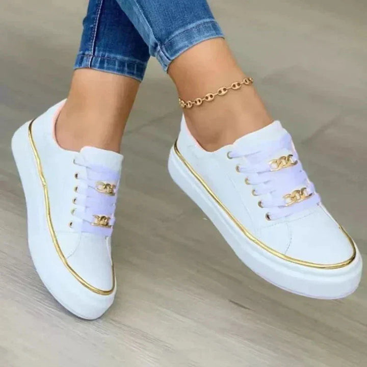 Lydia | Modern And Durable Orthopedic Lace Up Sneakers