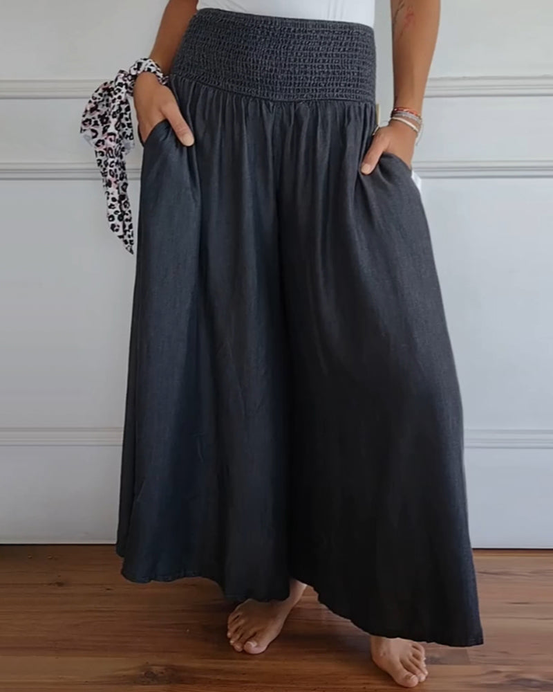 Harper | Premium Cotton Wide Leg Everyday Pants
