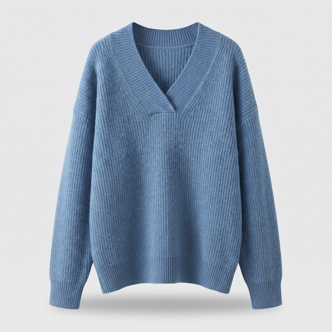 Camille | V-neck Knit – Cozy Everyday Style for Women
