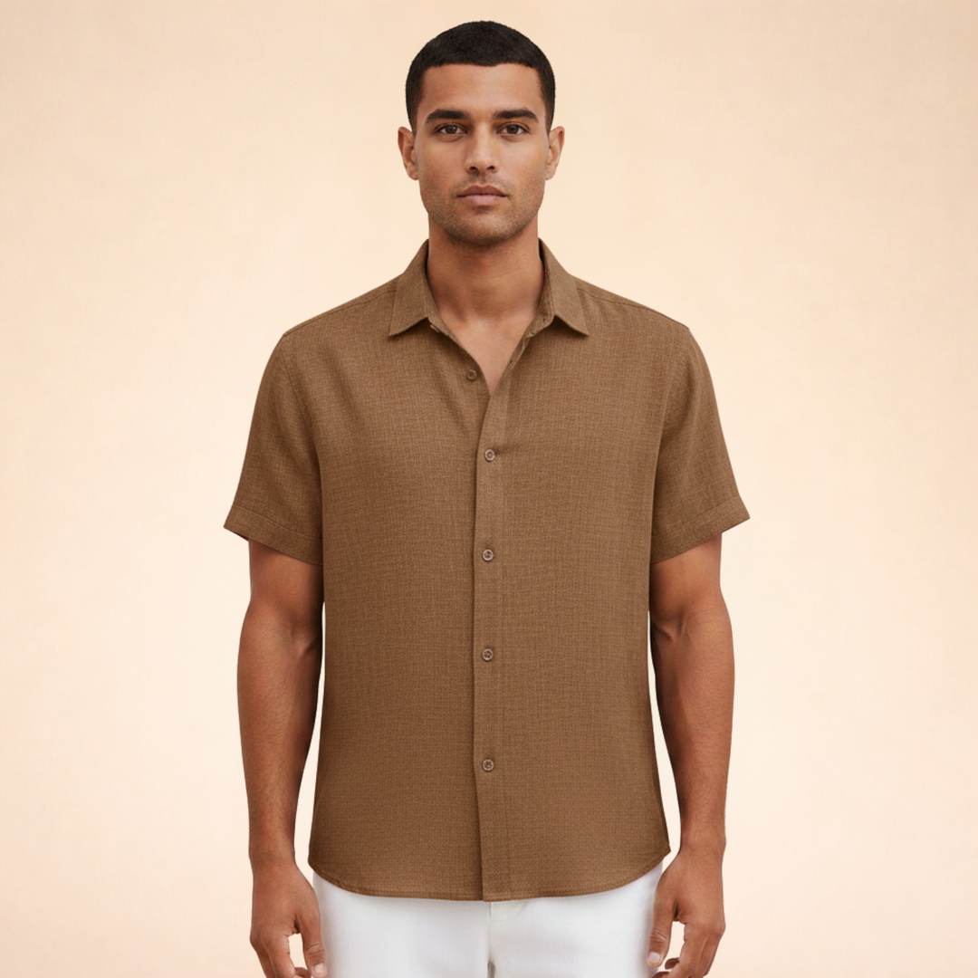 Cavello | Camicia estiva moderna da uomo in lino