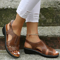 Chloe | Elegant And Comfortable PU Leather Orthopedic Sandals