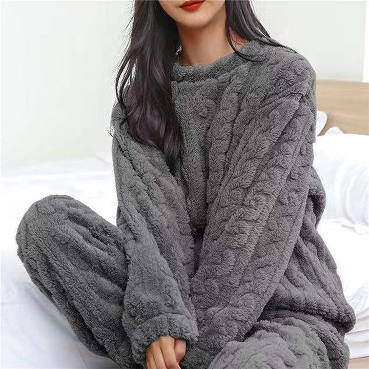 Maria | Fleece Pajama Set for Cozy Relaxation