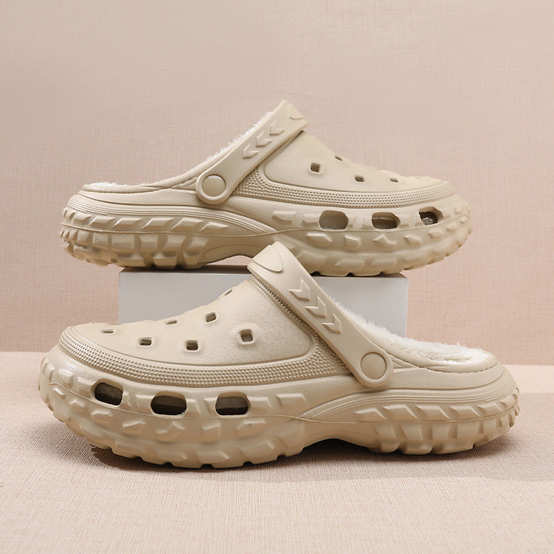Benjamin | Warm And Cozy Men's Fleece-Lined Slip-On Clogs