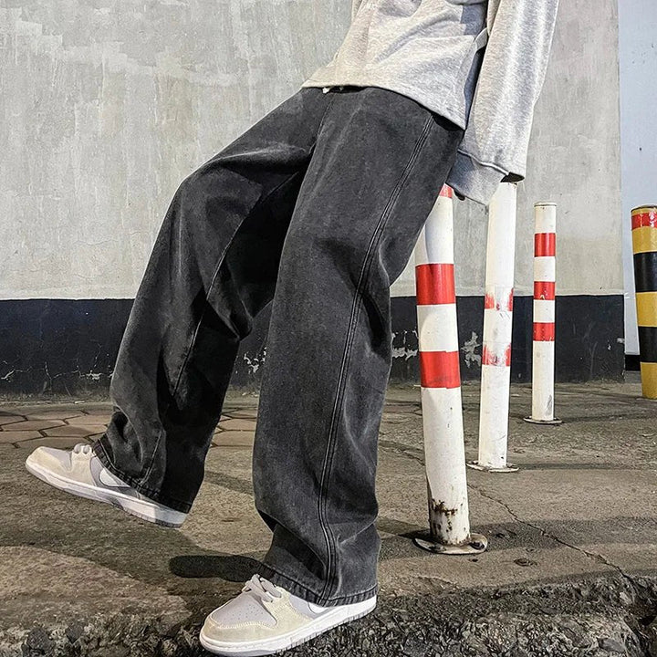 Andreas | Baggy Jeans – Casual Wide-Leg Style for Men