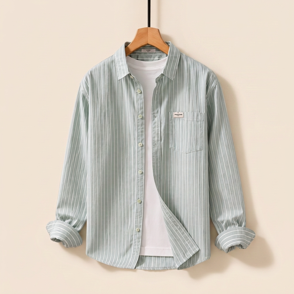 Whitlock | Striped Cotton Shirt – Relaxed Button-Front Style for Men