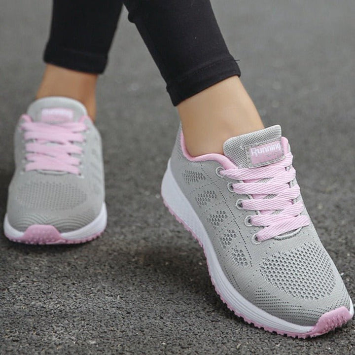 Amelia | Breathable And Supportive Orthopedic Lace Up Sneakers