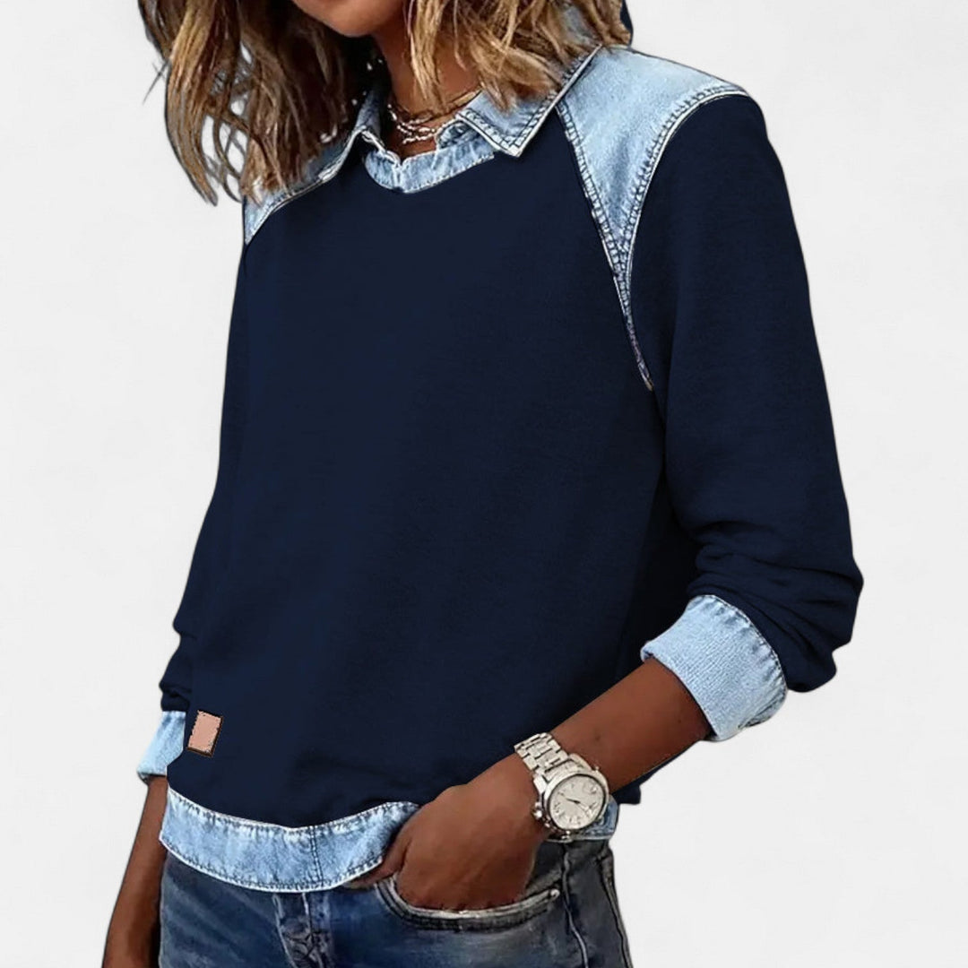 Luna | Modern And Comfortable Long-Sleeve Knit Sweatshirt
