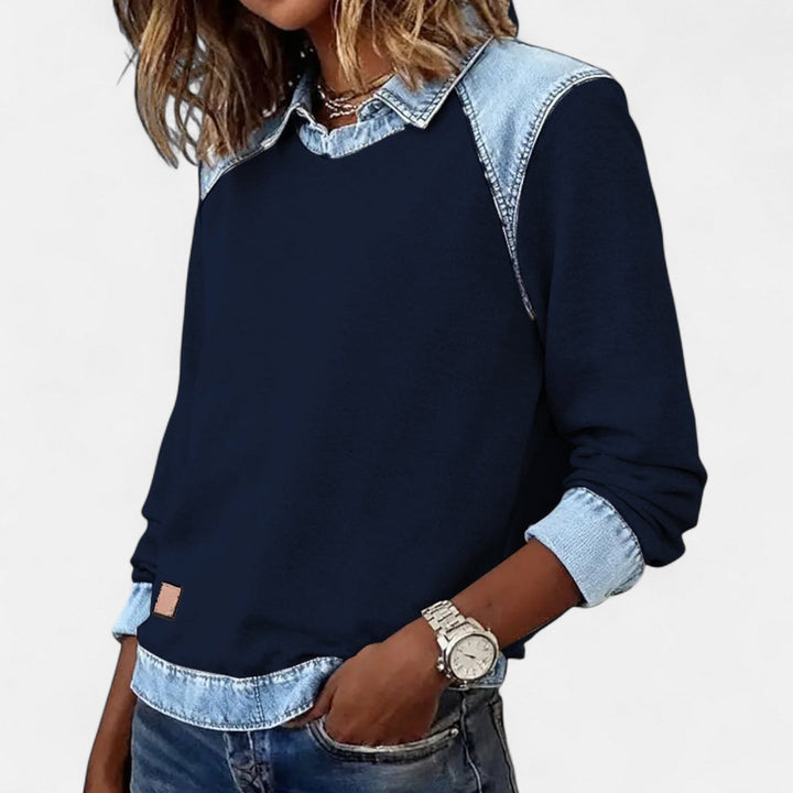 Luna | Modern And Comfortable Long-Sleeve Knit Sweatshirt
