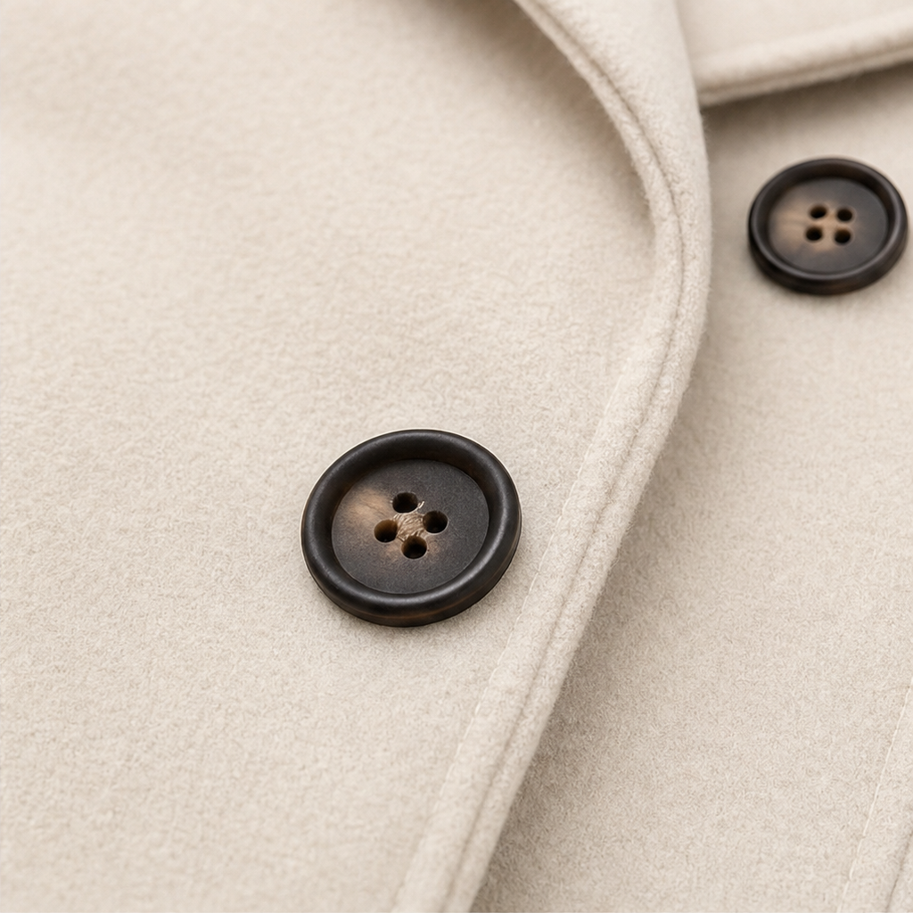 Mayfield | Double-Breasted Hooded Peacoat – Stylish Winter Coat for Women
