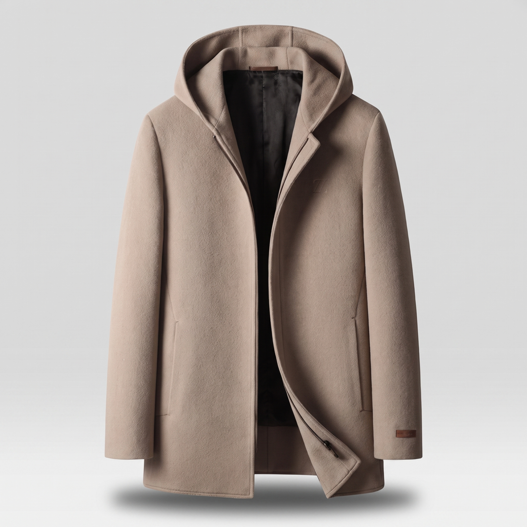 Woolen | Hooded Coat – Stylish Warmth for Men
