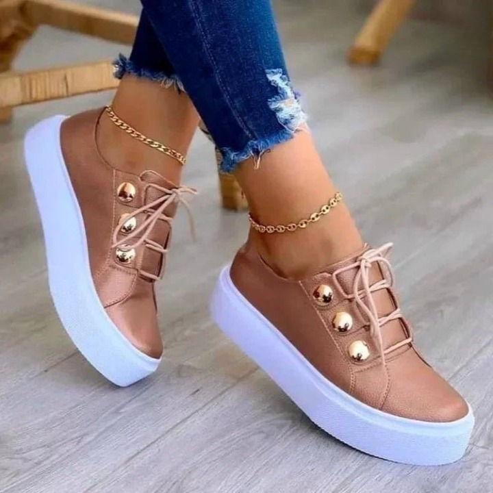 Sophia | Stylish And Supportive Orthopedic Platform Sneakers