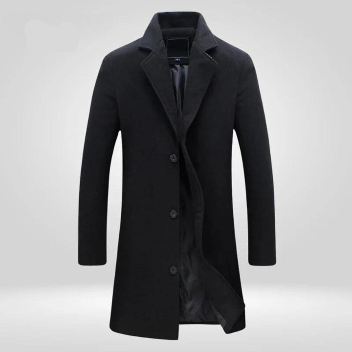 Florian | Wool Coat – Classic Long Winter Style for Men