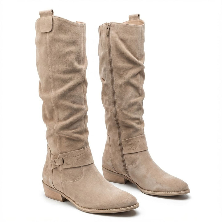 Freya | Chic And Comfortable Slouchy Knee High Boots