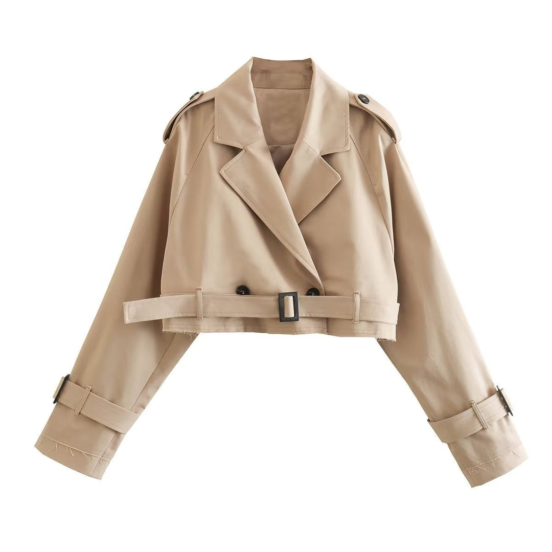 Eleanor | Comfortable And Versatile Short Trench Coat