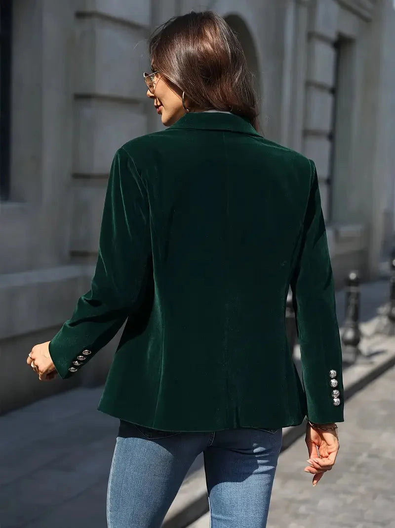 Seraphina | Comfortable And Versatile Velvet Blazer