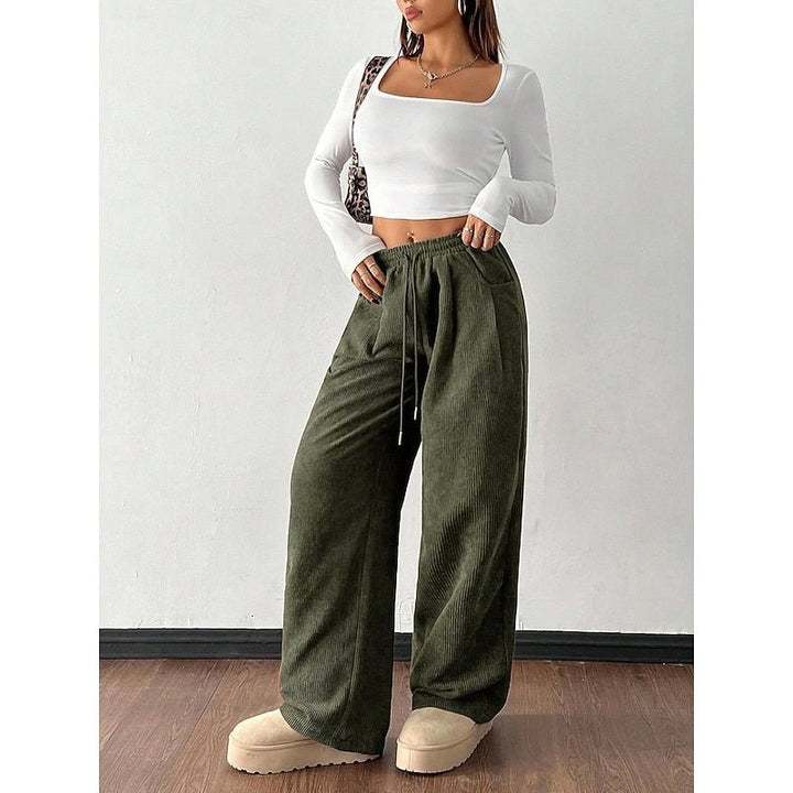 Georgina | Wide-Leg Pants – Relaxed Style for Everyday Wear
