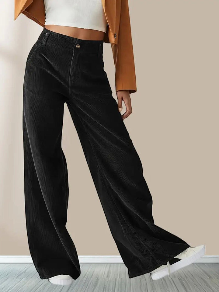 Frieda | Wide Leg Cord Pants for Everyday Style