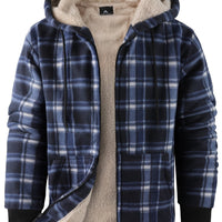 Rowan | Cozy and Stylish Lumberjack Zip-Up Hooded Jacket