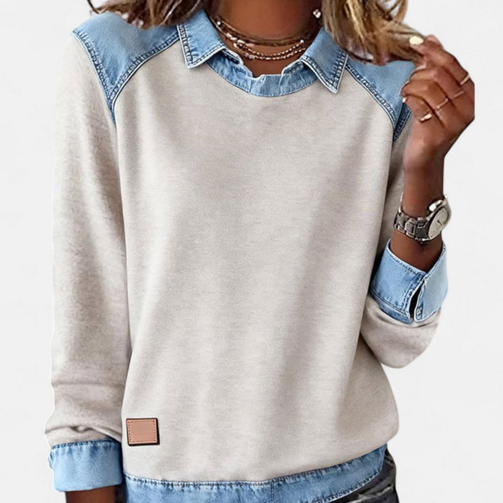 Luna | Modern And Comfortable Long-Sleeve Knit Sweatshirt
