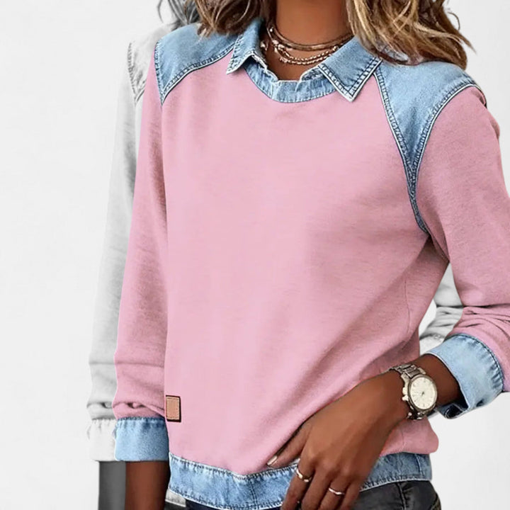Luna | Modern And Comfortable Long-Sleeve Knit Sweatshirt