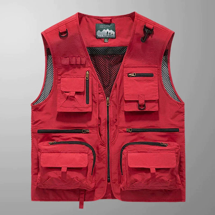 Mathias | Gilet cargo d’extérieur léger à poches multiples