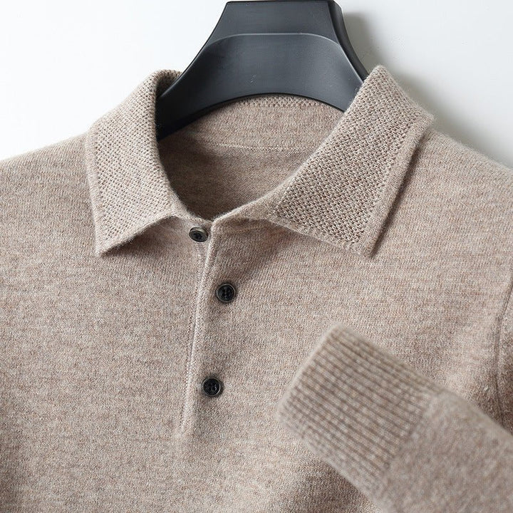 Eckhart | Cashmere Polo Shirt for Effortless Style