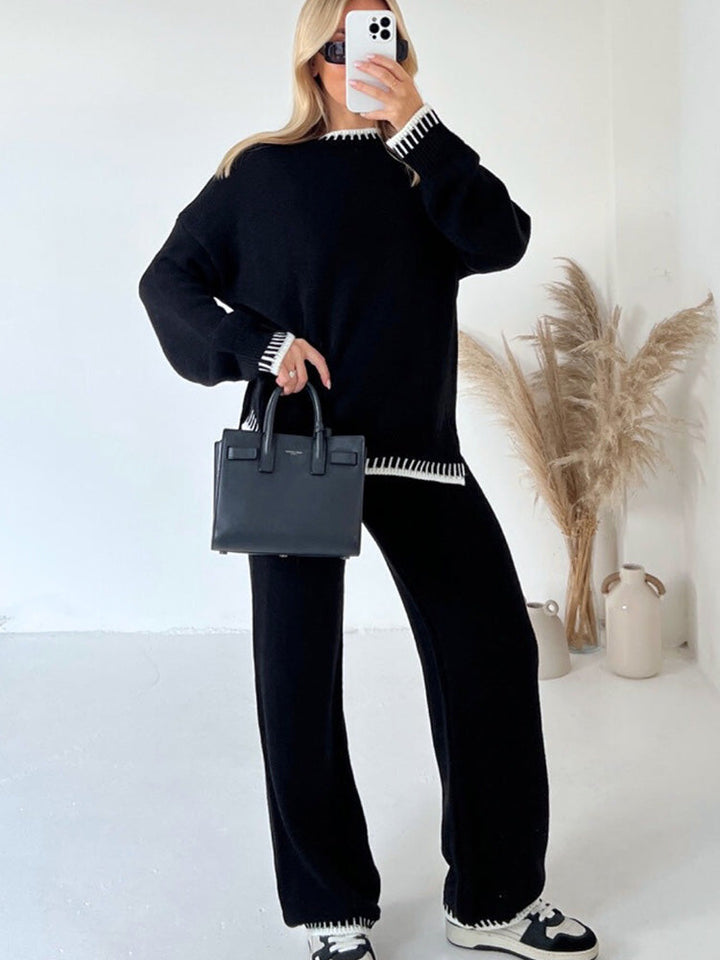 Emma | Modern And Comfortable Knit Two Piece Set