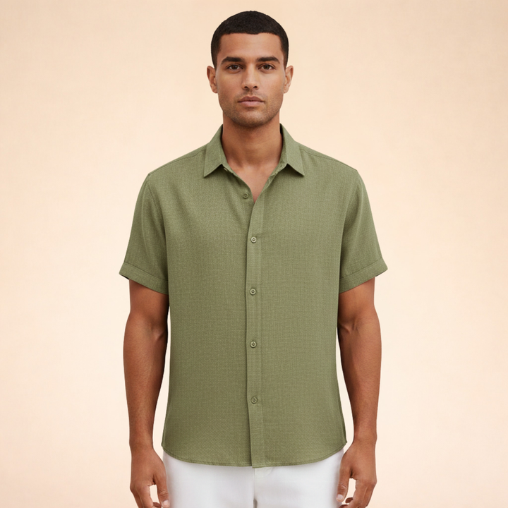 Cavello | Camicia estiva moderna da uomo in lino