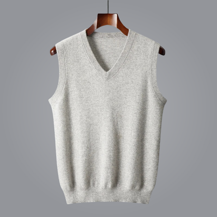 Karin | Gilet en maille de cachemire luxueux et doux