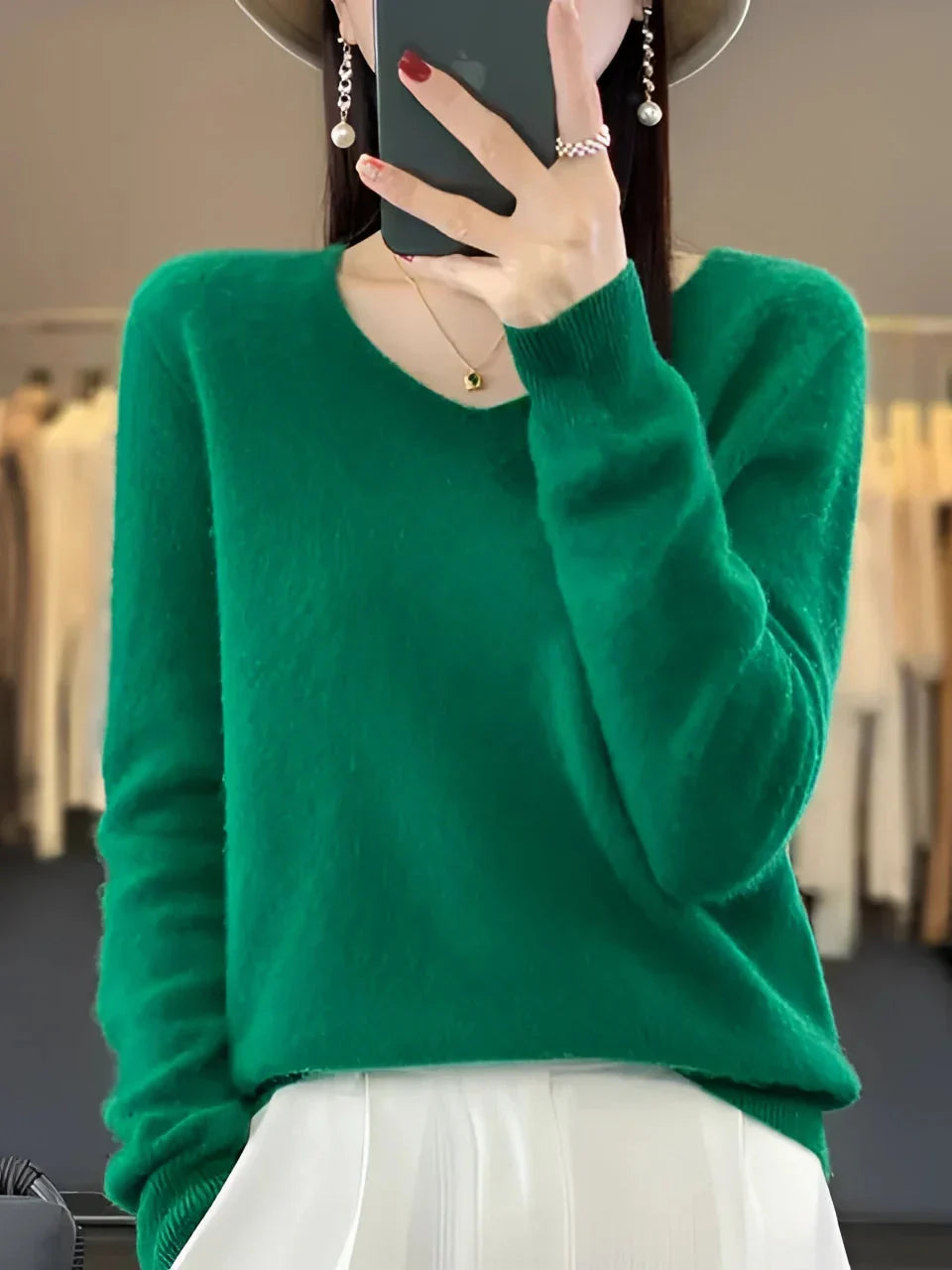 Isabella | Cashmere Sweater – Luxurious Comfort for Women