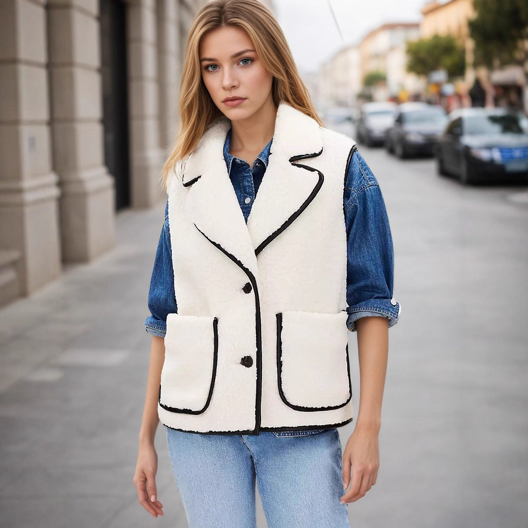 Isabella | Elegant And Textured Loop Layering Vest