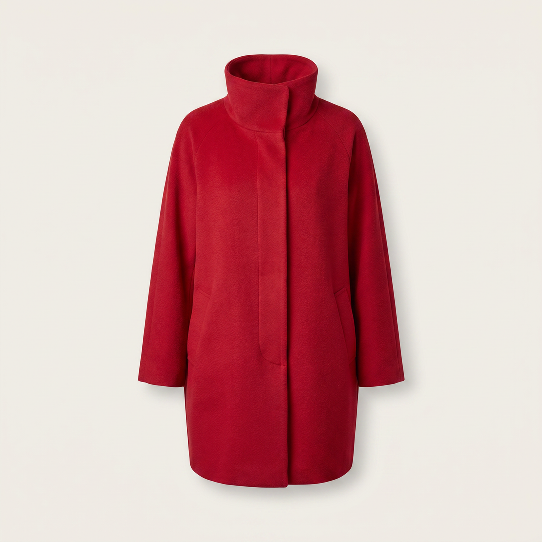 Emma | Windproof Wool Jacket – Timeless Warmth for Women