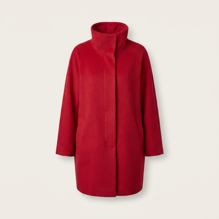 Emma | Windproof Wool Jacket – Timeless Warmth for Women