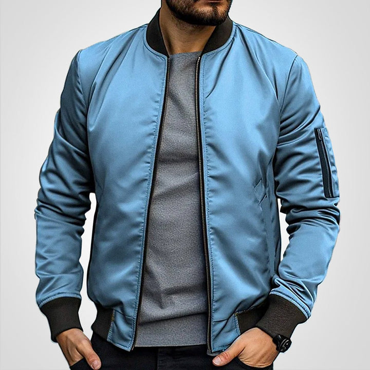 Kevin | Modern and Classic Ribbed Bomber Jacket