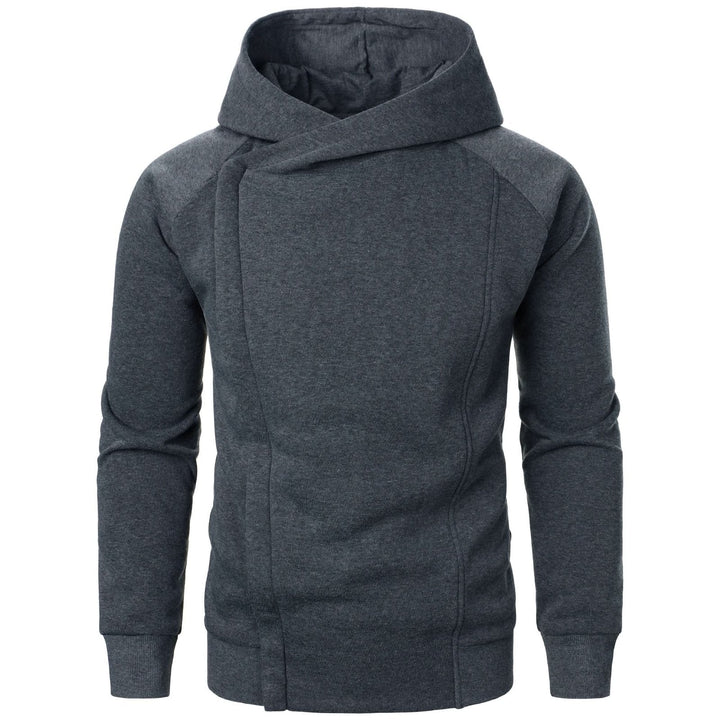 CROSSFIELD | Asymmetric Zip Hoodie – Modern Urban Style for Men
