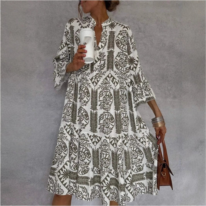 Harper | Lightweight and Casual Floral Print Tunic Dress