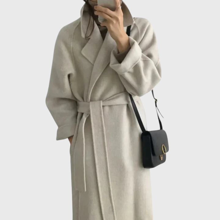 Veronika | Classic Wool Winter Coat – Elegant Warmth for Women