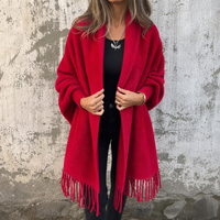 Emily | Elegant and Cozy Women's Draped Wool Wrap Coat