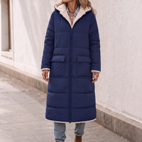 Seraphina | Cappotto invernale trapuntato reversibile in sherpa, elegante e comodo