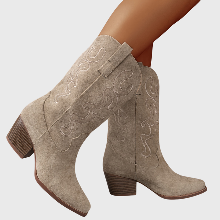Seraphina | Bottes de cowboy élégantes et confortables à mollet large
