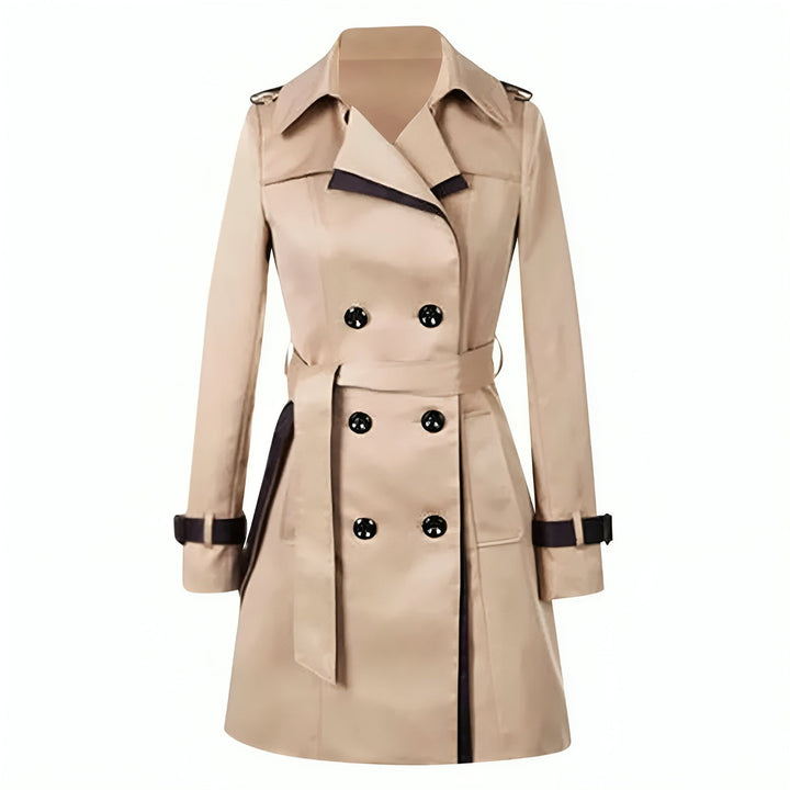 Clara | Comfortable And Classic Long Trench Coat