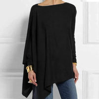 Eleanor | Soft and Comfortable Asymmetric Knit Tunic Top