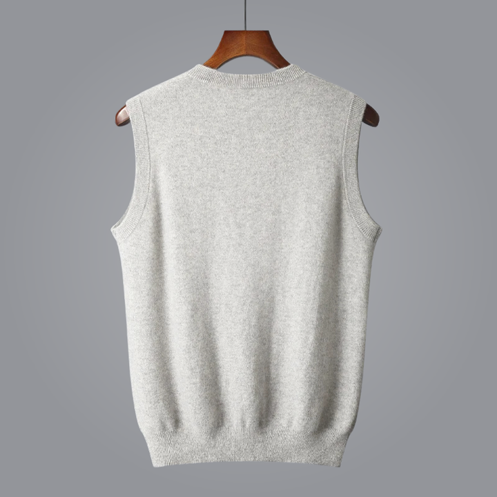 Karin | Gilet en maille de cachemire luxueux et doux