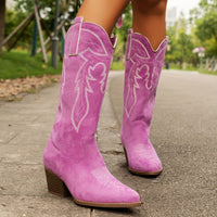Emma | Stylish And Comfortable Embroidered Western Cowboy Boots
