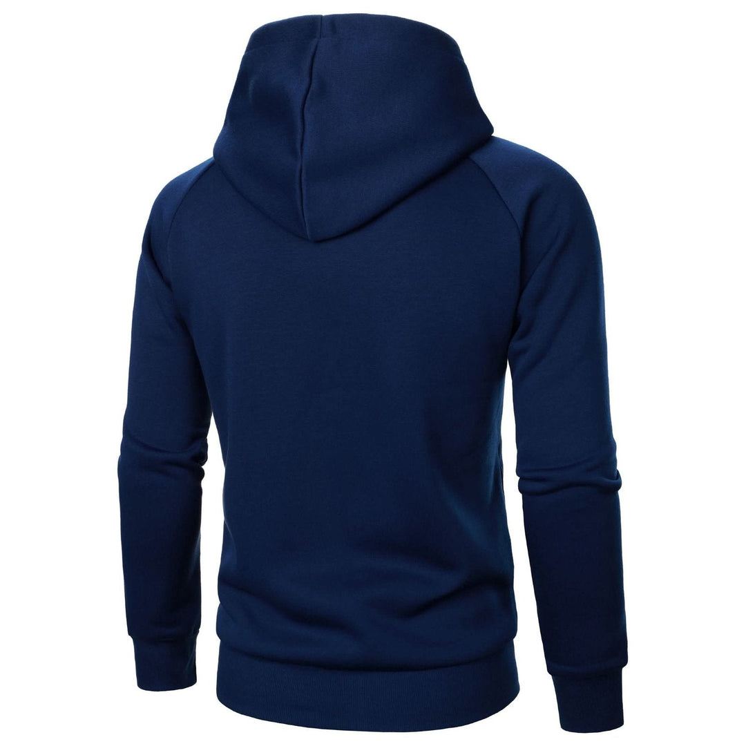 CROSSFIELD | Asymmetric Zip Hoodie – Modern Urban Style for Men