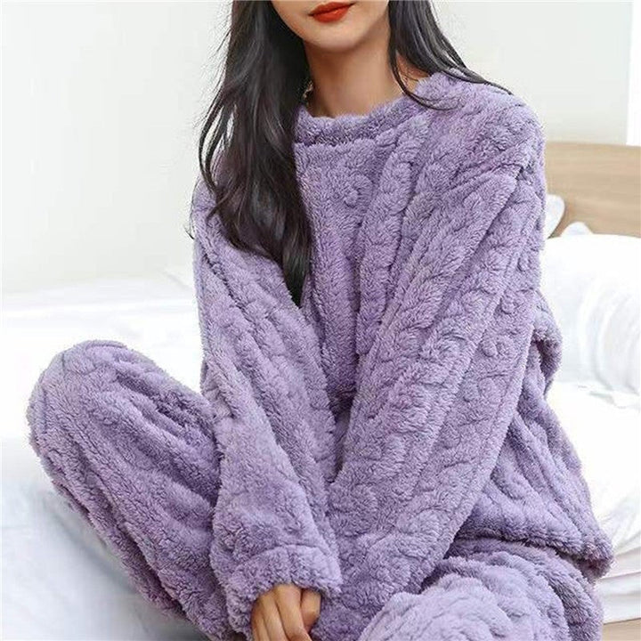Maria | Fleece Pajama Set for Cozy Relaxation