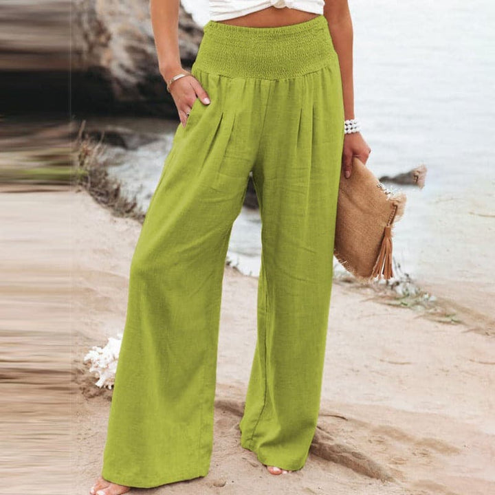 Nora | Casual and Breathable Cotton Linen Wide Leg Pants