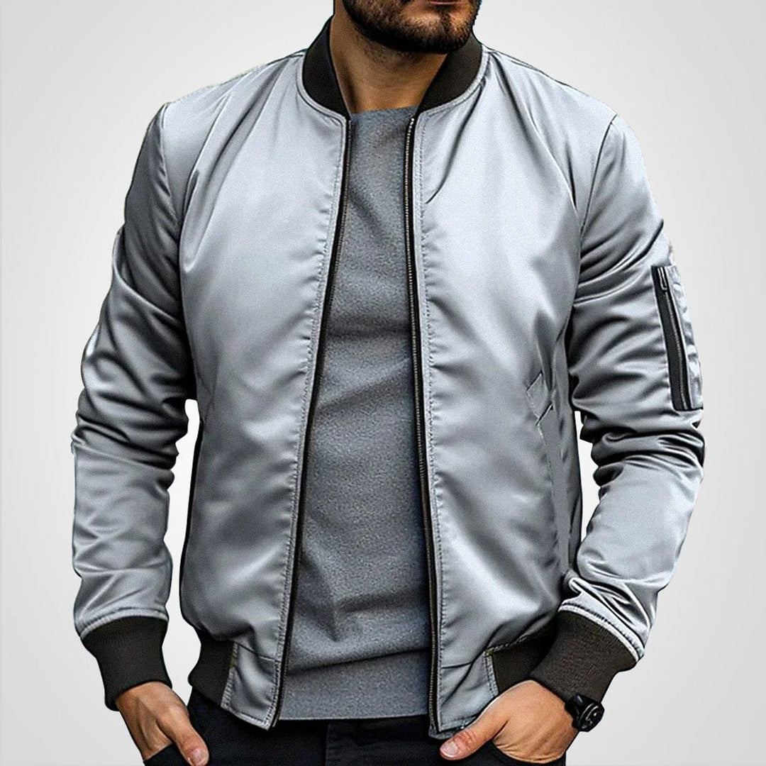 Kevin | Modern and Classic Ribbed Bomber Jacket