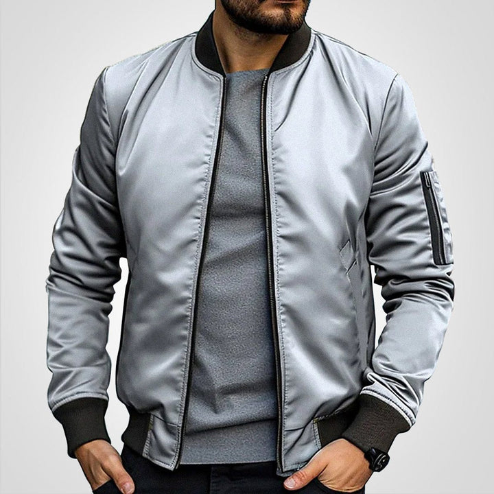 Kevin | Modern and Classic Ribbed Bomber Jacket